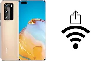 So generieren Sie einen QR-Code mit dem Wifi-Passwort auf einem Huawei P40 Pro