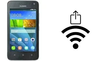 So generieren Sie einen QR-Code mit dem Wifi-Passwort auf einem Huawei Y360