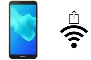 So generieren Sie einen QR-Code mit dem Wifi-Passwort auf einem Huawei Y5 Neo