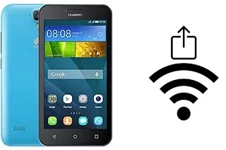 So generieren Sie einen QR-Code mit dem Wifi-Passwort auf einem Huawei Y560