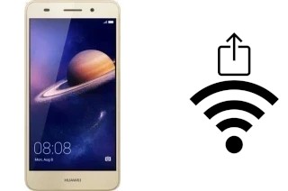 So generieren Sie einen QR-Code mit dem Wifi-Passwort auf einem Huawei Y6 II