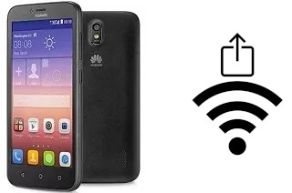 So generieren Sie einen QR-Code mit dem Wifi-Passwort auf einem Huawei Y625