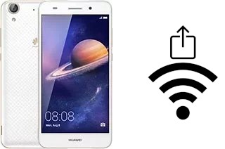 So generieren Sie einen QR-Code mit dem Wifi-Passwort auf einem Huawei Y6II Compact