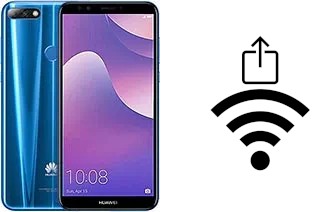 So generieren Sie einen QR-Code mit dem Wifi-Passwort auf einem Huawei Y7 (2018)