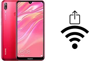 So generieren Sie einen QR-Code mit dem Wifi-Passwort auf einem Huawei Y7 (2019)