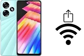 So generieren Sie einen QR-Code mit dem Wifi-Passwort auf einem Infinix Hot 30