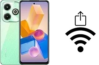 So generieren Sie einen QR-Code mit dem Wifi-Passwort auf einem Infinix Hot 40i