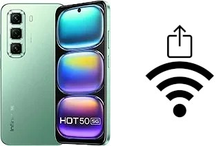 So generieren Sie einen QR-Code mit dem Wifi-Passwort auf einem Infinix Hot 50