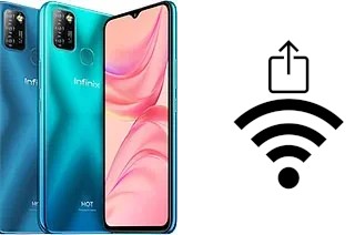 So generieren Sie einen QR-Code mit dem Wifi-Passwort auf einem Infinix Hot 10 Lite