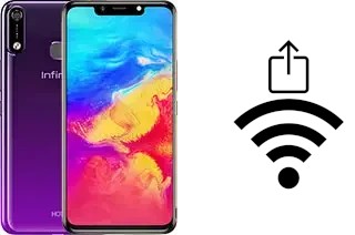 So generieren Sie einen QR-Code mit dem Wifi-Passwort auf einem Infinix Hot 7