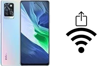 So generieren Sie einen QR-Code mit dem Wifi-Passwort auf einem Infinix Note 10 Pro NFC