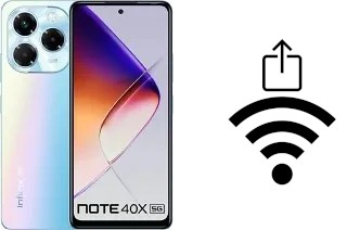 So generieren Sie einen QR-Code mit dem Wifi-Passwort auf einem Infinix Note 40X 5G