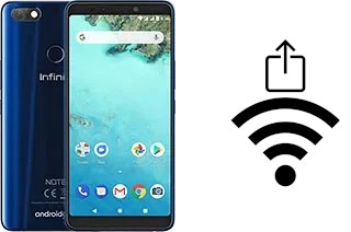 So generieren Sie einen QR-Code mit dem Wifi-Passwort auf einem Infinix Note 5