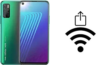 So generieren Sie einen QR-Code mit dem Wifi-Passwort auf einem Infinix Note 7 Lite