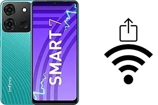 So generieren Sie einen QR-Code mit dem Wifi-Passwort auf einem Infinix Smart 7 (India)