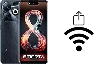 So generieren Sie einen QR-Code mit dem Wifi-Passwort auf einem Infinix Smart 8 (India)