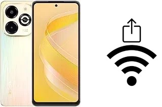 So generieren Sie einen QR-Code mit dem Wifi-Passwort auf einem Infinix Smart 8 Plus