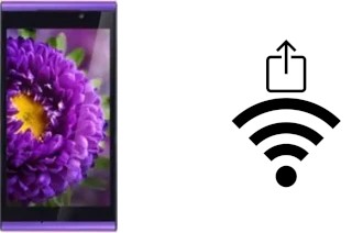 So generieren Sie einen QR-Code mit dem Wifi-Passwort auf einem InFocus M310 Charm Purple