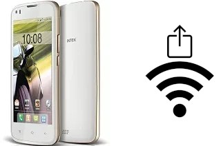 So generieren Sie einen QR-Code mit dem Wifi-Passwort auf einem Intex Aqua Speed