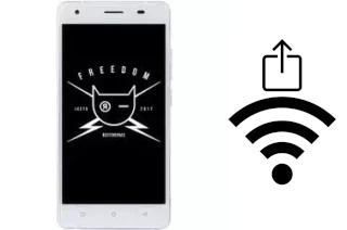 So generieren Sie einen QR-Code mit dem Wifi-Passwort auf einem Just5 Freedom M303