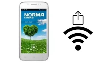 So generieren Sie einen QR-Code mit dem Wifi-Passwort auf einem KENEKSI Norma