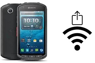 So generieren Sie einen QR-Code mit dem Wifi-Passwort auf einem Kyocera DuraForce