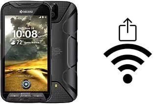 So generieren Sie einen QR-Code mit dem Wifi-Passwort auf einem Kyocera DuraForce Pro