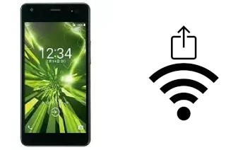 So generieren Sie einen QR-Code mit dem Wifi-Passwort auf einem Kyocera miraie f KYV39