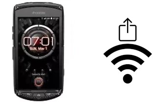 So generieren Sie einen QR-Code mit dem Wifi-Passwort auf einem Kyocera Torque KC-S701