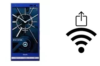 So generieren Sie einen QR-Code mit dem Wifi-Passwort auf einem Kyocera Urbano V01