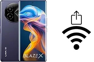 So generieren Sie einen QR-Code mit dem Wifi-Passwort auf einem Lava Blaze X