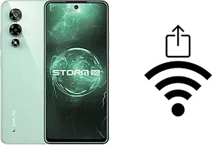 So generieren Sie einen QR-Code mit dem Wifi-Passwort auf einem Lava Storm