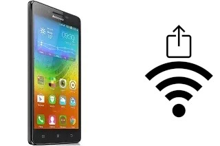 So generieren Sie einen QR-Code mit dem Wifi-Passwort auf einem Lenovo A6000 Plus