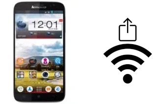 So generieren Sie einen QR-Code mit dem Wifi-Passwort auf einem Lenovo A850