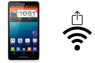 So generieren Sie einen QR-Code mit dem Wifi-Passwort auf einem Lenovo A889