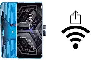 So generieren Sie einen QR-Code mit dem Wifi-Passwort auf einem Lenovo Legion