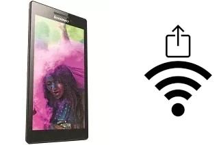 So generieren Sie einen QR-Code mit dem Wifi-Passwort auf einem Lenovo Tab 2 A7-10