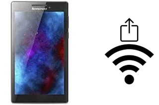 So generieren Sie einen QR-Code mit dem Wifi-Passwort auf einem Lenovo Tab 2 A7-30