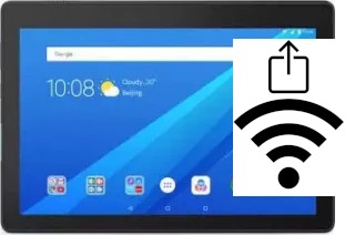 So generieren Sie einen QR-Code mit dem Wifi-Passwort auf einem Lenovo Tab E10