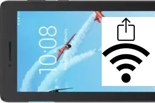 So generieren Sie einen QR-Code mit dem Wifi-Passwort auf einem Lenovo Tab E7 Wi-Fi