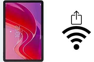 So generieren Sie einen QR-Code mit dem Wifi-Passwort auf einem Lenovo Tab M11