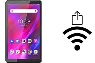 So generieren Sie einen QR-Code mit dem Wifi-Passwort auf einem Lenovo Tab M7 (3rd Gen)