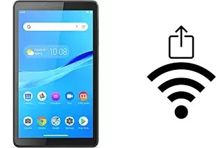 So generieren Sie einen QR-Code mit dem Wifi-Passwort auf einem Lenovo Tab M7