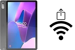 So generieren Sie einen QR-Code mit dem Wifi-Passwort auf einem Lenovo Tab P11 Gen 2