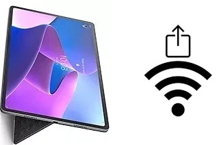 So generieren Sie einen QR-Code mit dem Wifi-Passwort auf einem Lenovo Tab P12 Pro