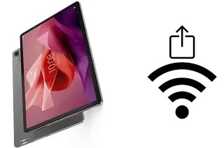 So generieren Sie einen QR-Code mit dem Wifi-Passwort auf einem Lenovo Tab P12