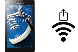 So generieren Sie einen QR-Code mit dem Wifi-Passwort auf einem Lenovo Tab 2 A7-20