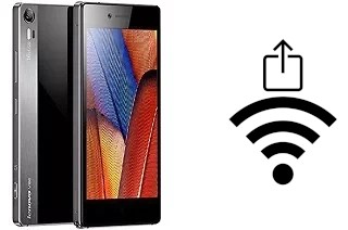 So generieren Sie einen QR-Code mit dem Wifi-Passwort auf einem Lenovo Vibe Shot