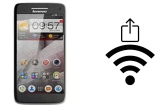 So generieren Sie einen QR-Code mit dem Wifi-Passwort auf einem Lenovo Vibe X S960