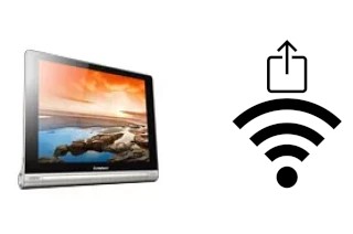 So generieren Sie einen QR-Code mit dem Wifi-Passwort auf einem Lenovo Yoga Tablet 10